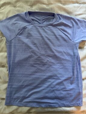 Athleta Girl Light Lavender Performance Tee Size L(12)
